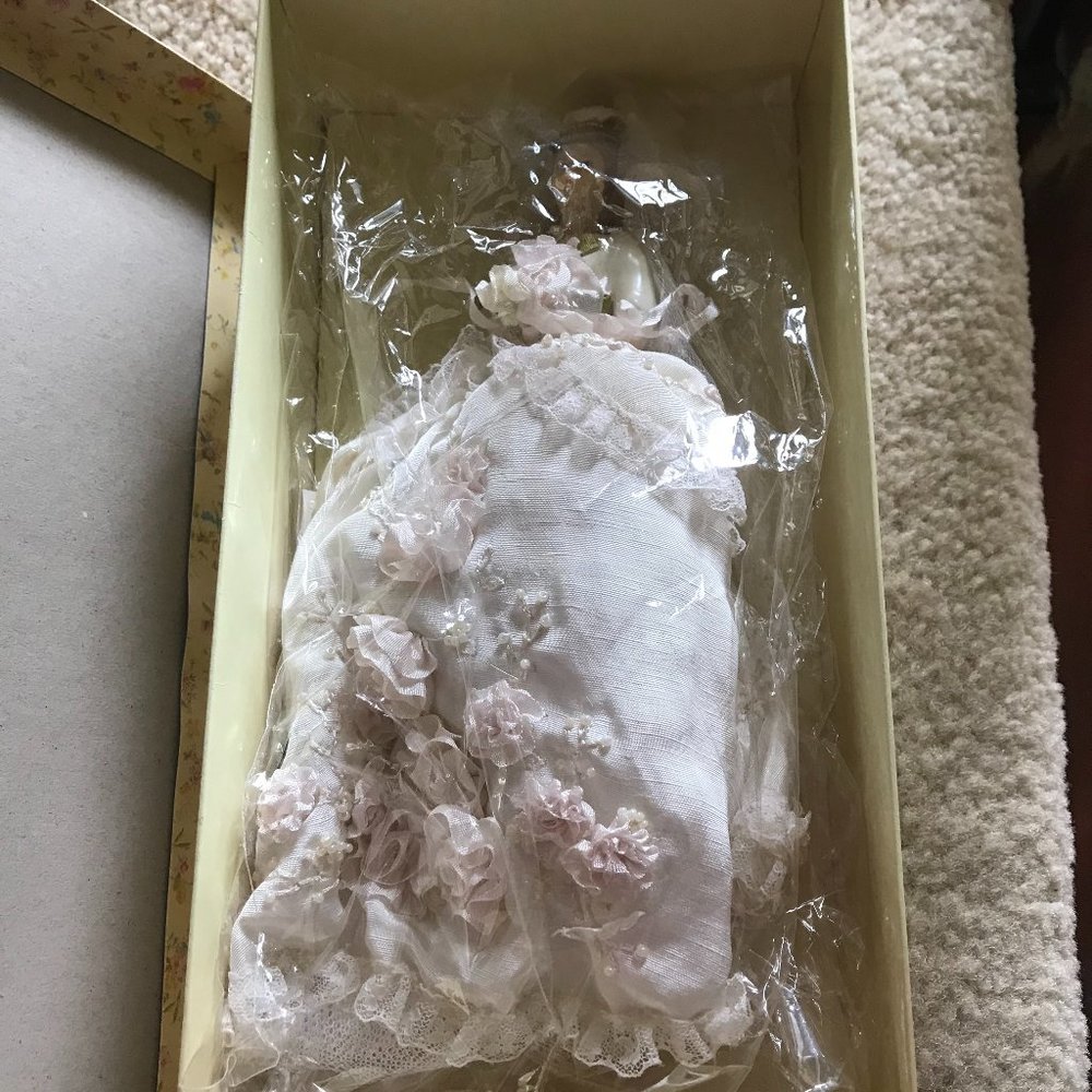 NIB Teddy Bridesmaids Pink Delicate Handmade Doll